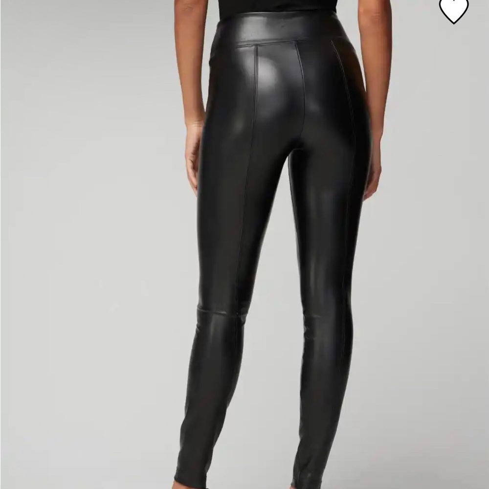 Size 10 White House black market runway leggings vegan leather